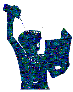 Statue at the University of Leuven (Belgium)